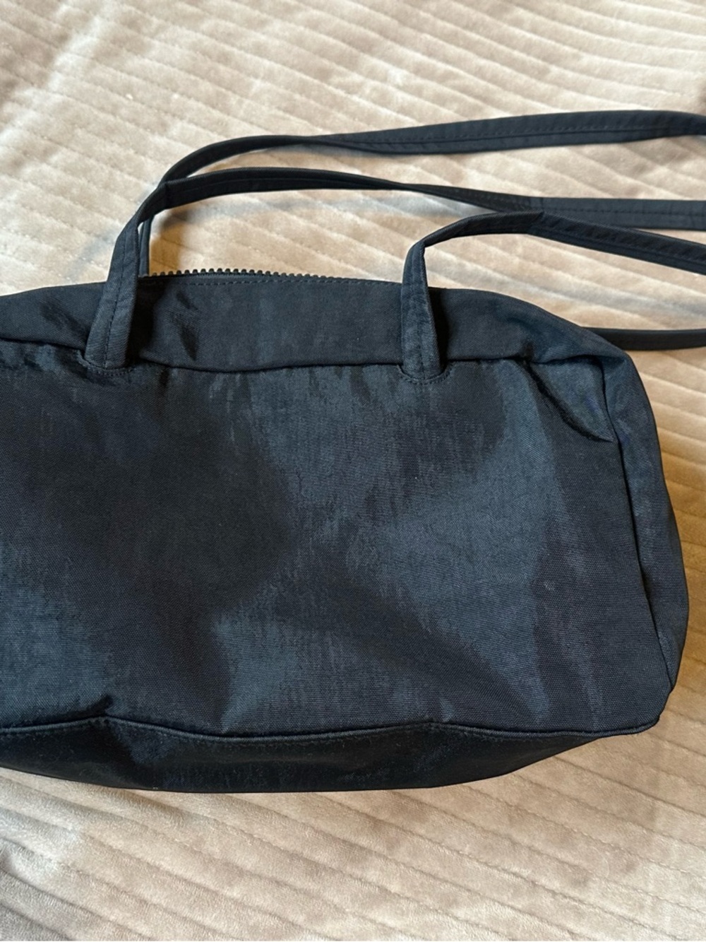 Baggu Classic Black Women's Shoulder Bag - Sleek Everyday Tote